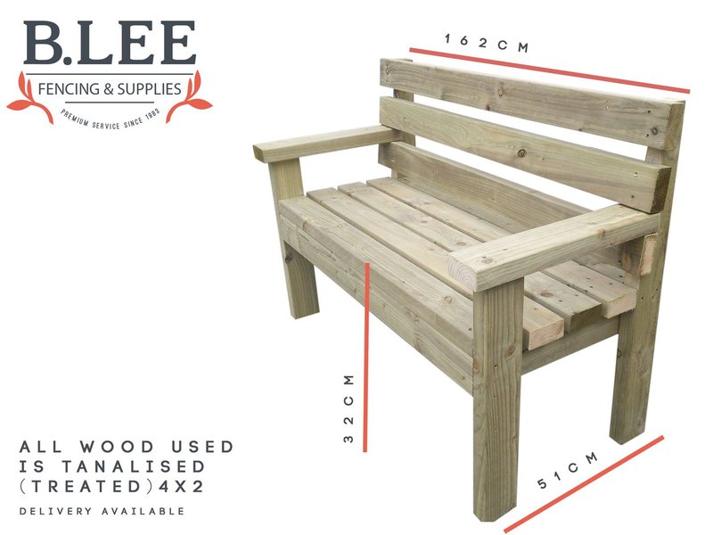 B Lee Fencing's premium Picnic Bench